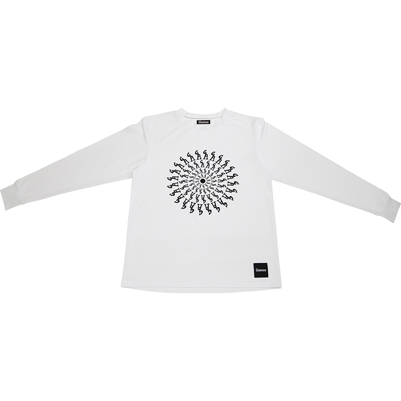 LONGSLEEVE-T Circle White
