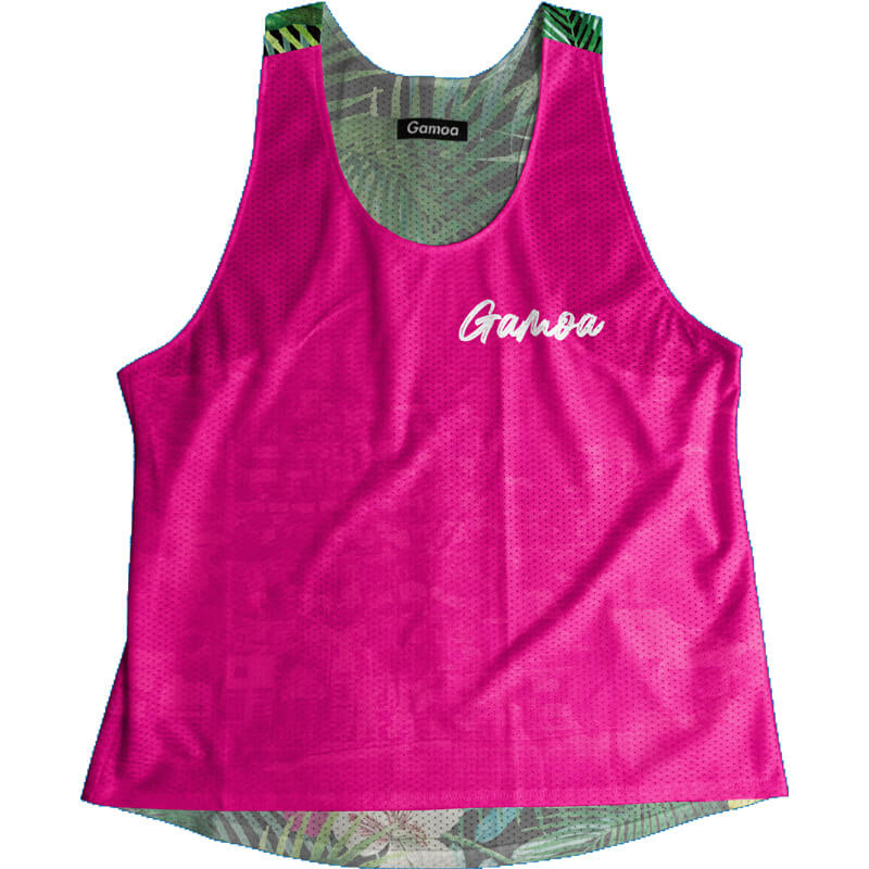 Singlet Pink Tropical Ladies