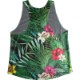 Singlet Black Tropical Ladies