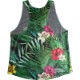 Singlet Black Tropical Box Logo Ladies
