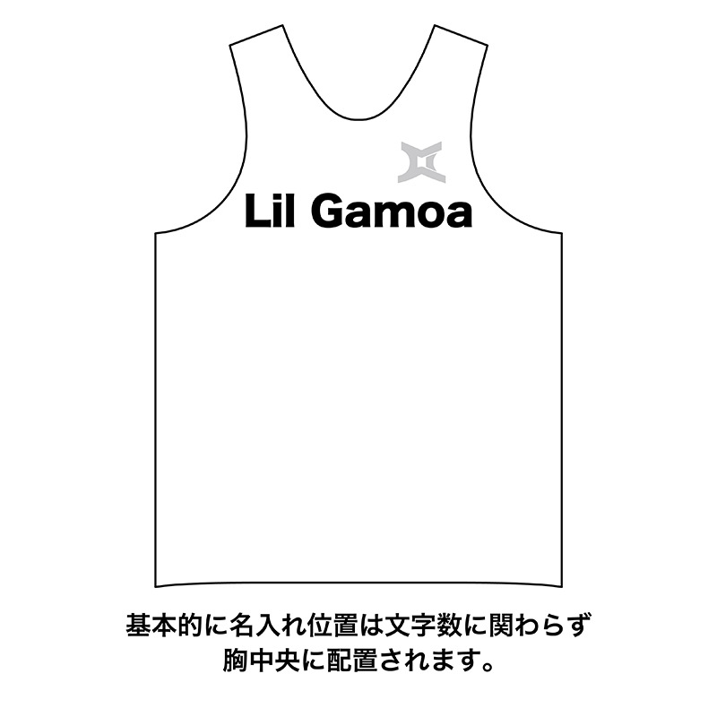 Singlet Blue Tie dye