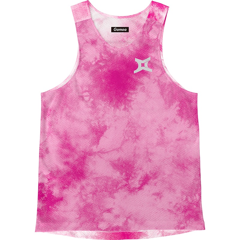 Singlet Pink Tie dye
