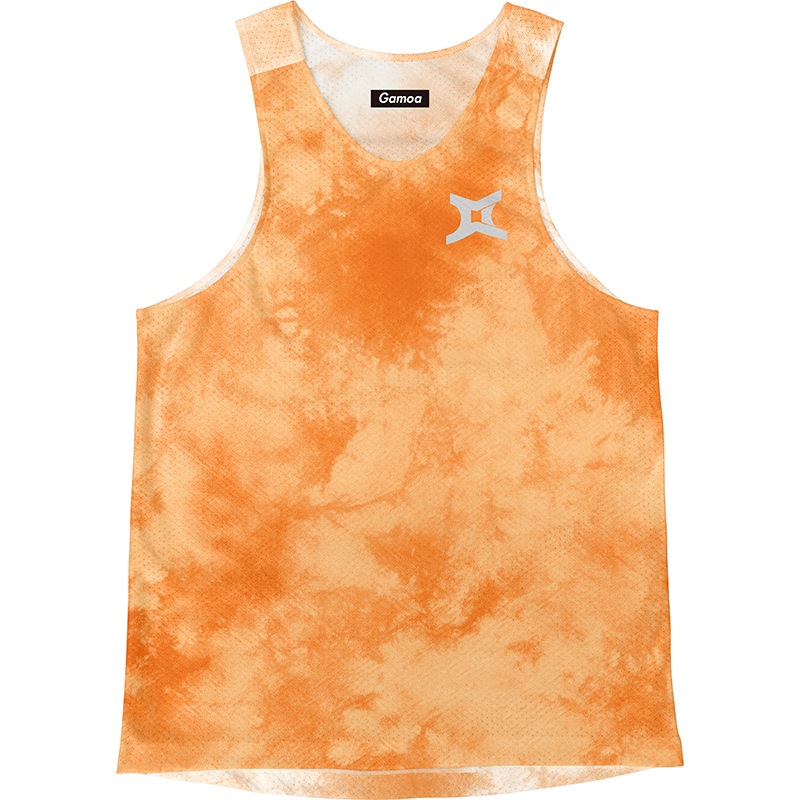 Singlet Orenge Tie dye