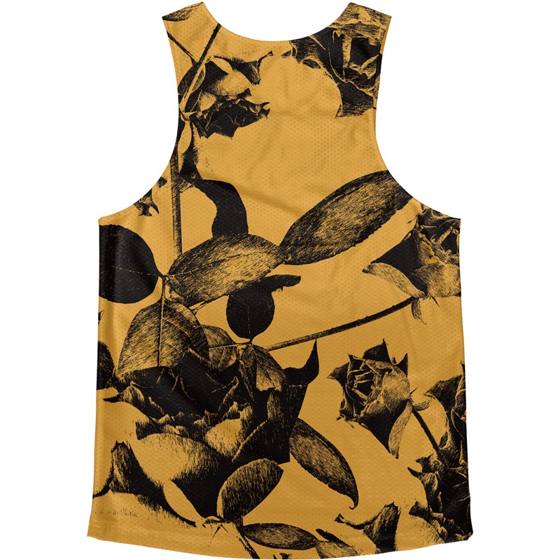 [Easy Order] Singlet Rose Pattern Orange