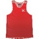 Singlet Paisley Pattern Red