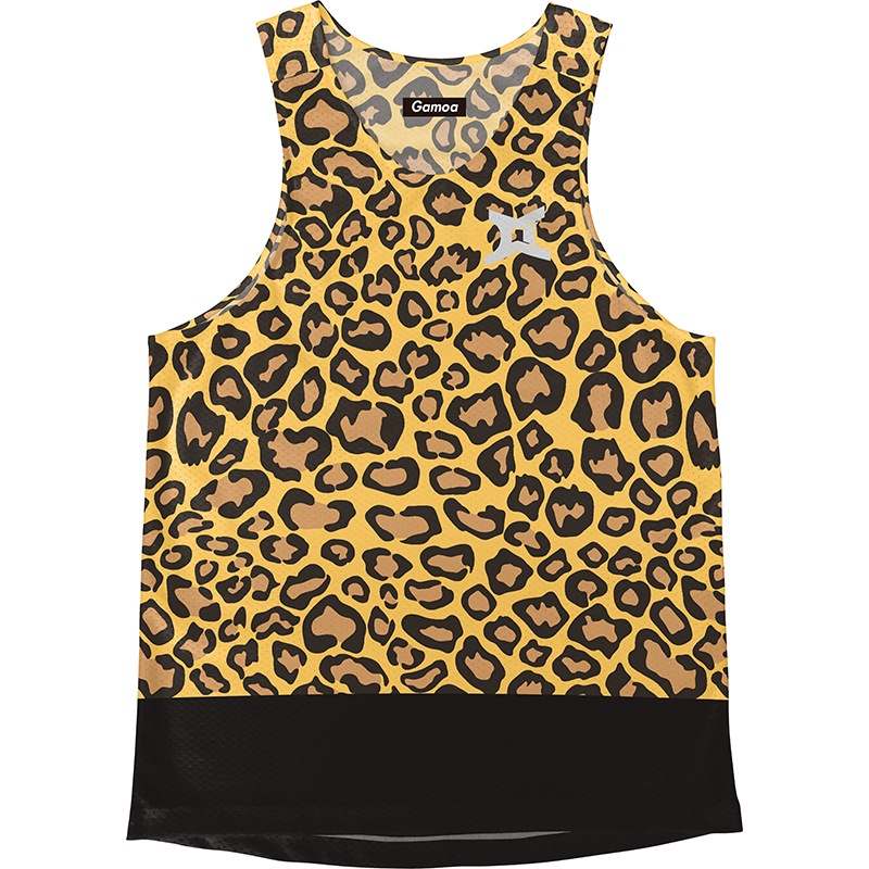 Singlet Leopard Black