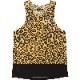 Singlet Leopard Black