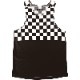 [Easy Order] Singlet Block Check Black