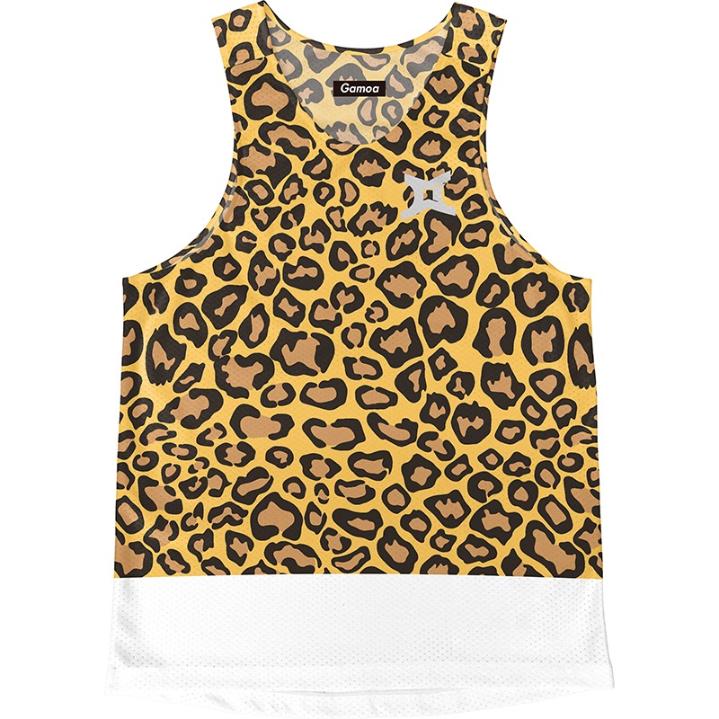 Singlet Leopard White