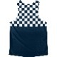 [Easy Order] Singlet Block Check Navy Blue