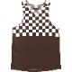 [Easy Order] Singlet Block Check Brown