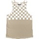 [Easy Order] Singlet Block Check Beige