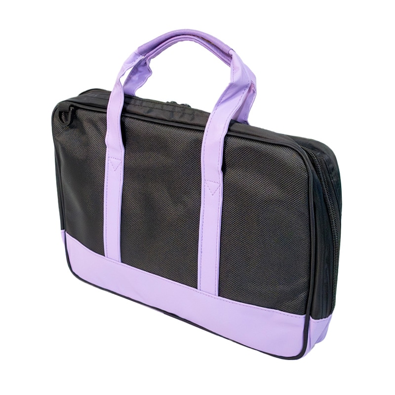 書道ケース ＲＢ型 ラベンダー ﾍﾞﾙﾄ付　筆巻付