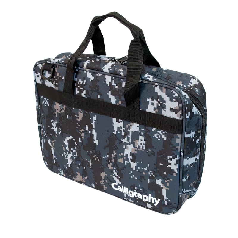 書道ケース ＲＢ型 ｶﾓﾌﾗｰｼﾞｭ ベルト付　筆巻付