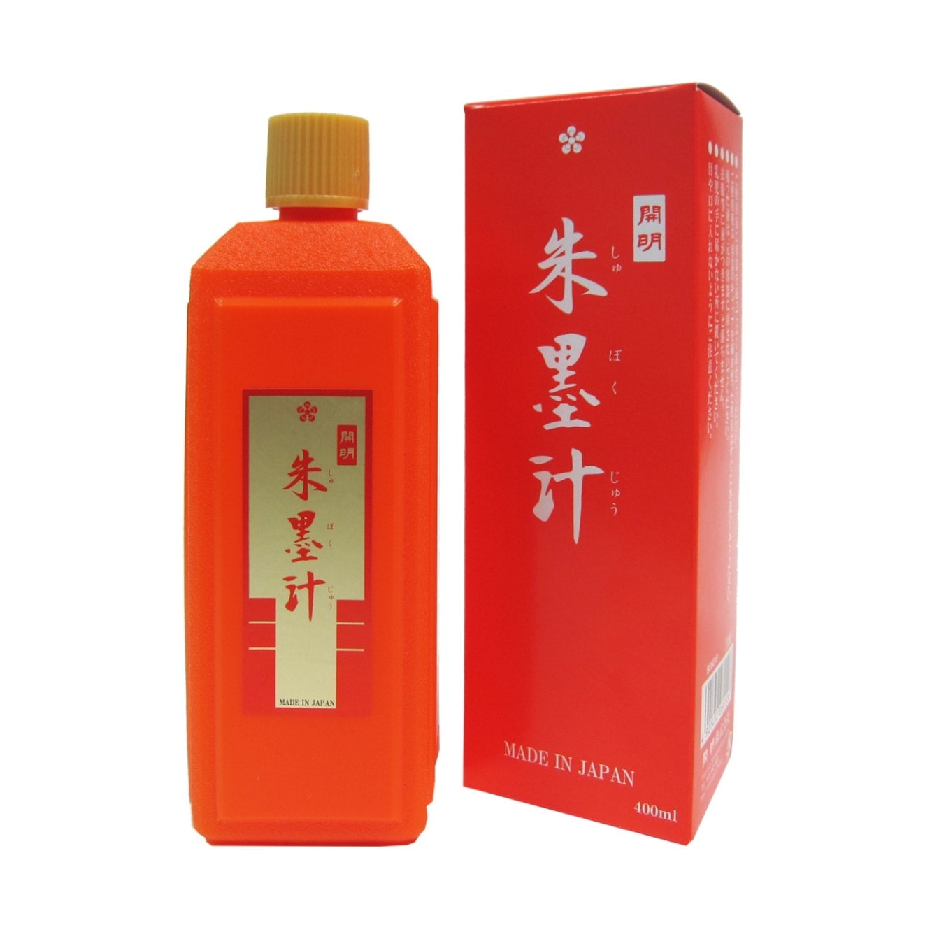 開明　朱墨汁　400ml