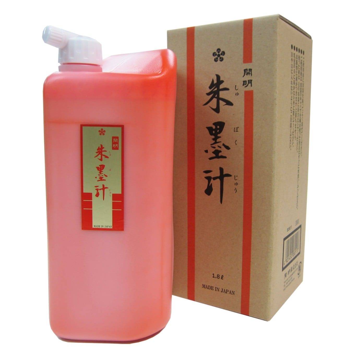 開明　朱墨汁　1.8㍑
