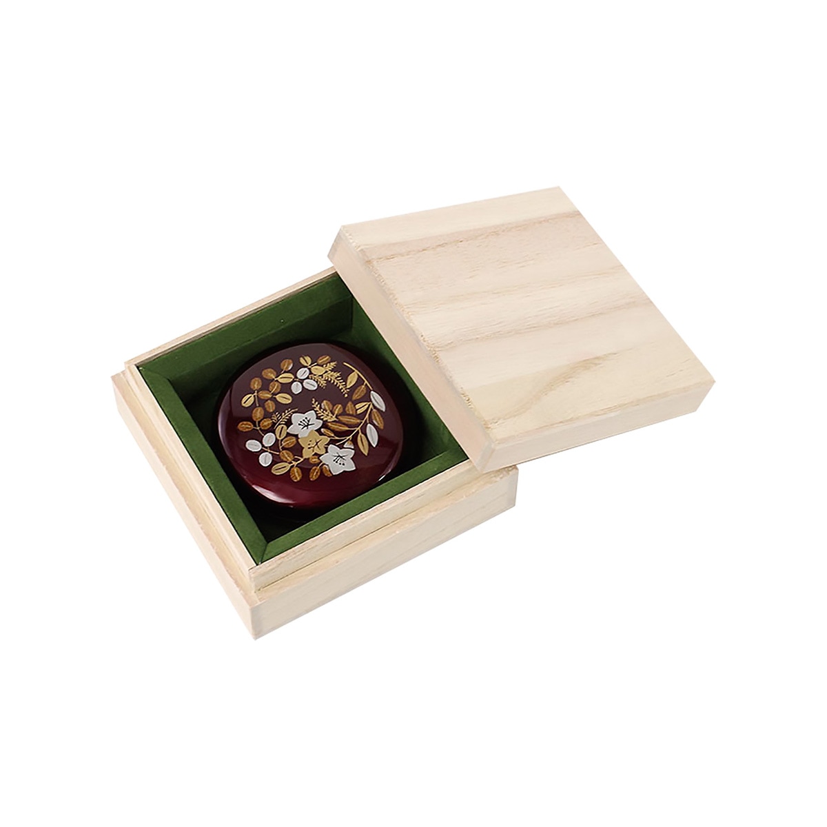 国産印泥　二両装　赤茶