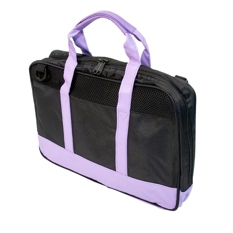 書道ケース ＲＢ型 ラベンダー ﾍﾞﾙﾄ付　筆巻付