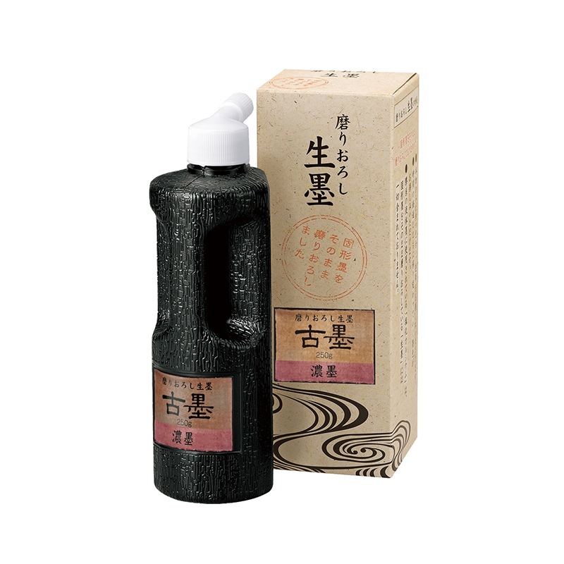 呉竹 磨りおろし生墨 古墨 濃墨 250g