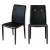 ダイナー　スタッキングチェア　2脚入り　AL-03BK　ブラック|ダイニングチェア|椅子・チェア