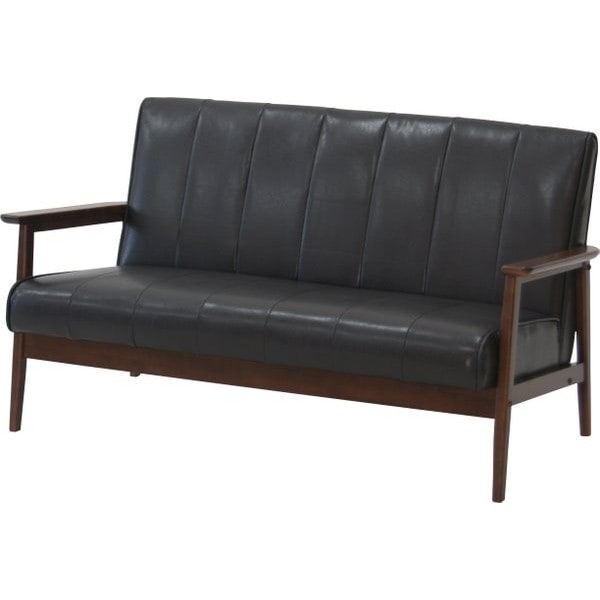 バイキャストＰＵソファー　ラバーズ　ダークブラウン　2P バイキャストPUソファ フレンズ 2P ダークブラウン | 家具,ソファ