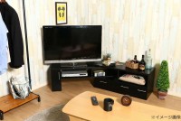 伸縮TVボード　BK|テレビ台・AVボード