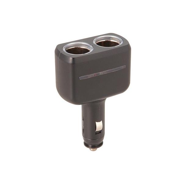 セイワ SEIWA イルミソケット2F ブラック F194