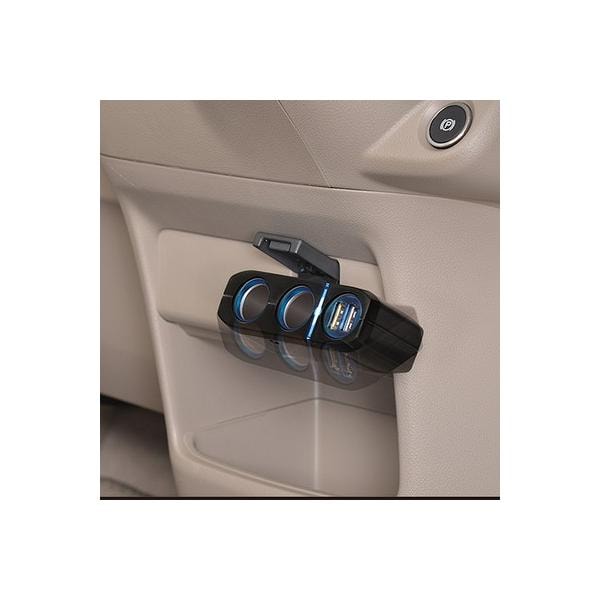 セイワ SEIWA 2DC+2USBダイレクトソケット ブラック F276