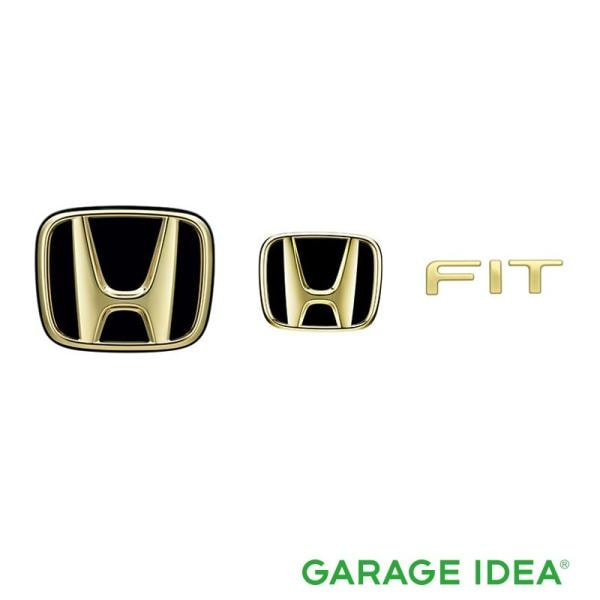 HONDA ホンダ 純正 アクセサリー パーツ FIT フィット ゴールドエンブレム 08F20-TZA-001B GR1 GR2 GR3 GR4 GR5 GR6 GR7 GR8