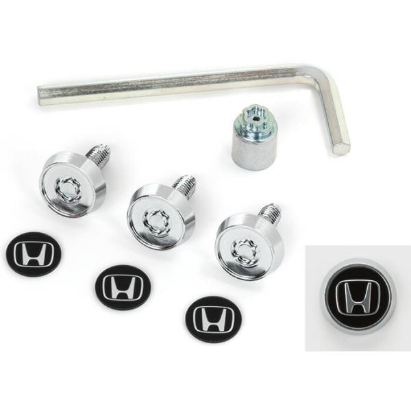 フリード ナンバープレートロックボルト(ロゴステッカー付) 08P25-PS5-000A GT1 GT2 GT3 GT4 GT5 GT6 GT7 GT8 HONDA ホンダ 純正 アクセサリー パーツ FREED