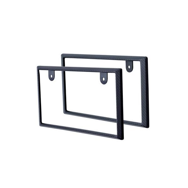 セイワ SEIWA カーボンナンバーフレームセット カーボン柄/普通車・軽自動車セット K396