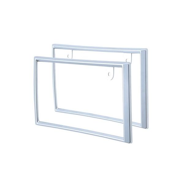 セイワ SEIWA メッキナンバーフレームセット クロームメッキ K397