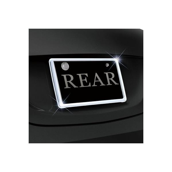 セイワ SEIWA リアナンバーフレーム3 クロームメッキ K416