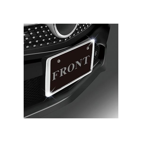 セイワ SEIWA フロント＆リアナンンバーフレームセット3 クロームメッキ K417