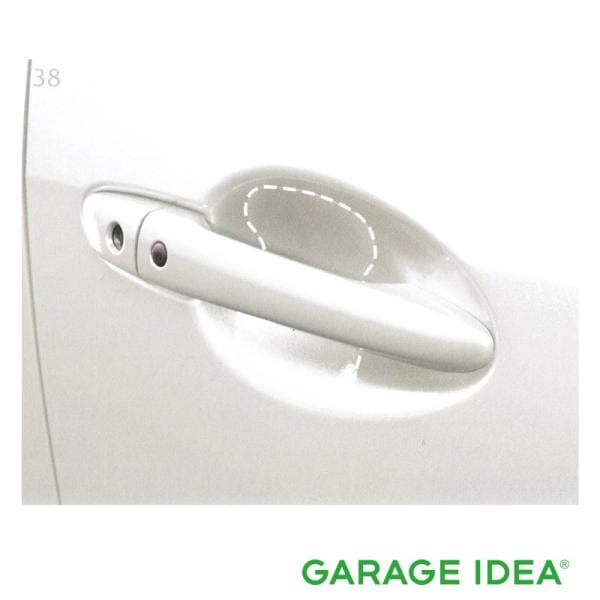 MAZDA マツダ 純正 アクセサリー パーツ MAZDA2 マツダ2 ドアハンドル傷付き防止シート フロント用 (2枚セット)［C900 V3 110A］ DJLFS DJLAS DJ5AS DJ5FS