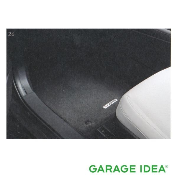 MAZDA マツダ 純正 アクセサリー パーツ MAZDA3 マツダ3 MAZDAフロアマット (プレミアム) 4WD用［B0L7 V0 320］ BP5P BPFP BP8P