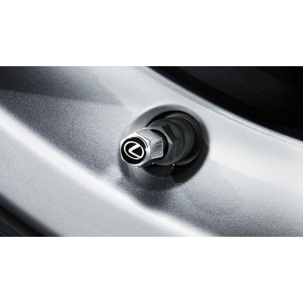 LEXUS レクサス 純正 アクセサリー パーツ RC350 RC300h RC300 バルブキャップ(ロゴ入り) 08457-24030 GSC10 AVC10 ASC10