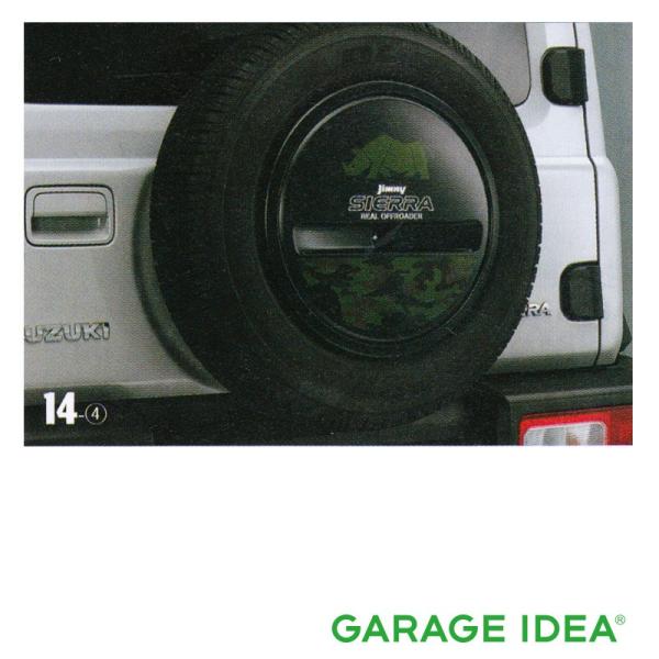 SUZUKI スズキ 純正 アクセサリー jimny SIERRA ジムニーシエラ スペアタイヤハーフカバーデカール 99230-78R10-004
