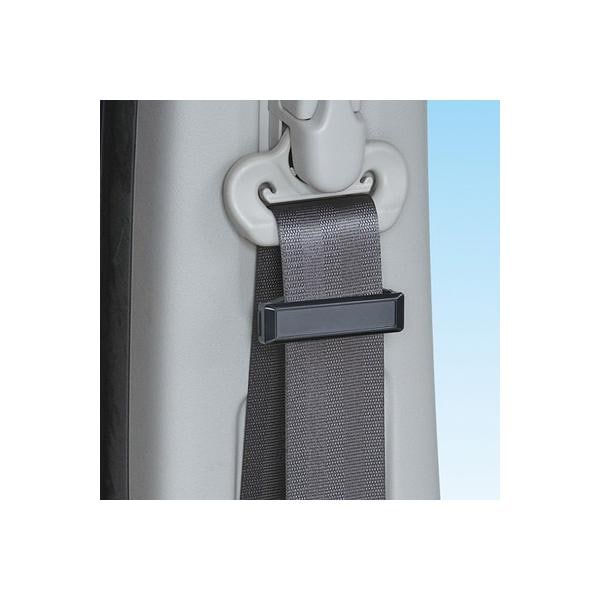 セイワ SEIWA スリムシートベルトストッパー ブラック W766