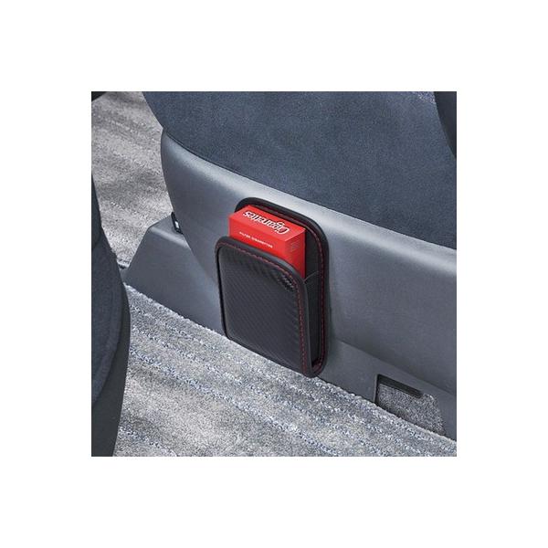 セイワ SEIWA フィットポケット S カーボン ブラック カーボン柄 W843