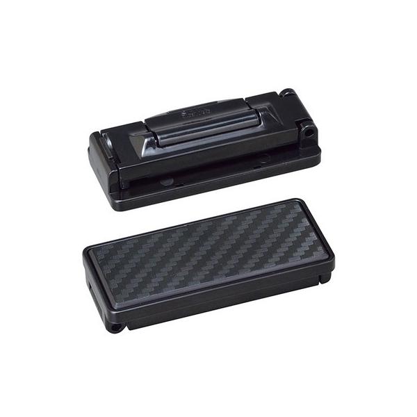 セイワ SEIWA シートベルトストッパー ブラック カーボン柄 W863