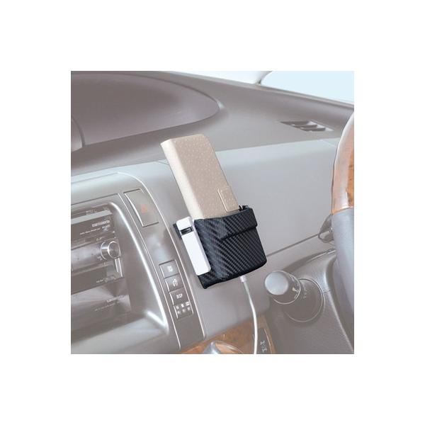 セイワ SEIWA 軟質ポケットS ブラック カーボン柄 W864