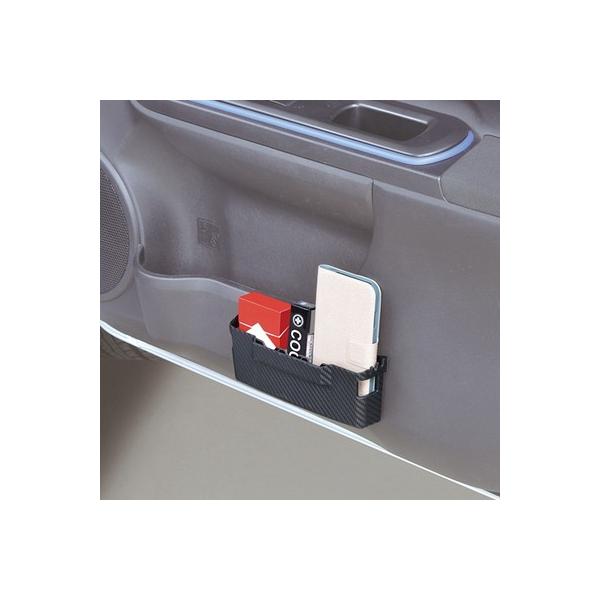 セイワ SEIWA 軟質ポケットL ブラック カーボン柄 W865