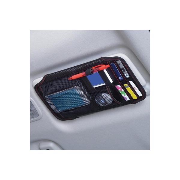 セイワ SEIWA カーボンサンバイザーポケットF ブラック カーボン柄 W914