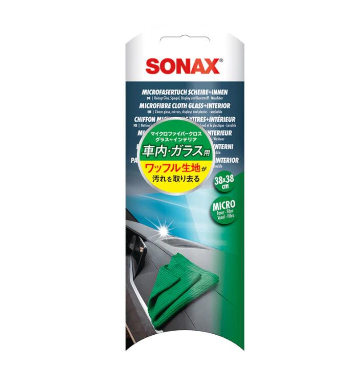 ＳＯＮＡＸ　マイクロファイバークロス　グラス+インテリア　内装・ガラス用クロス1枚