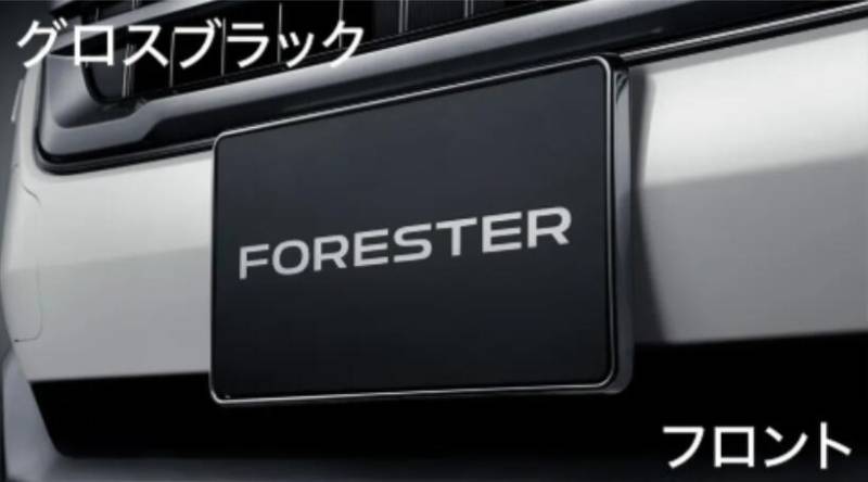 フォレスター ナンバープレートベース J1017SL200 J1017SL250 SLG SL5 スバル 純正 アクセサリー パーツ FORESTER
