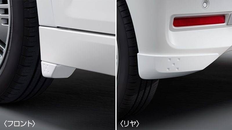 ルークス マッドガード(フロント＆リヤセット1台分) F38E0-7UA2A 7UA8A 7UA1B 7UA0A 7UA9A 7UA6A 7UA1A 7UA3A 7UA2B 7UA0B 7UA3B 7UA2Aa 7UA2Ab 7UA2Ac 7UA2Ad 7UA3Aa 7UA3Ba BB1A BB2A BB5A BB6A 日産 純正 アクセサリー パーツ ROOX