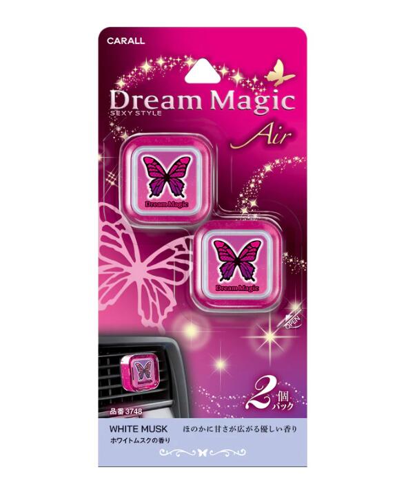晴香堂 芳香剤 ドリームマジックエア2P  3747 3748 エアコンルーバー