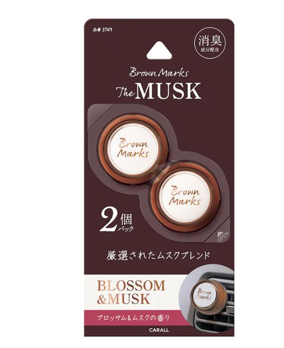 晴香堂 消臭剤 ブロッサムマークス ザムスククリップ2P 3749 3750 エアコンルーバー