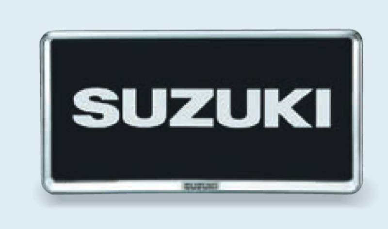 スズキ スイフト SWIFT ZCEDS ZDEDS ZCDDS ZDDDS 純正 アクセサリー ナンバープレートリム 1枚(樹脂クロームメッキ)〔9911D-63R01-0PG〕